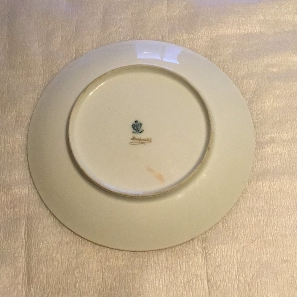 Antique R.S. Germany hand-painted porcelain plate - Picture 6 of 8